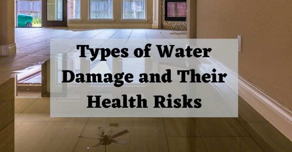 Water damage and their Health Risks