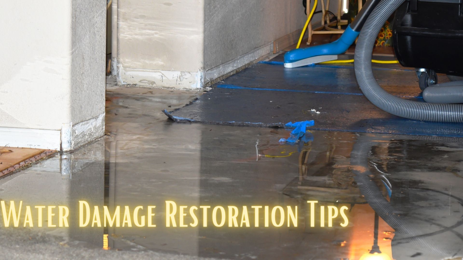 water damage restoration tips