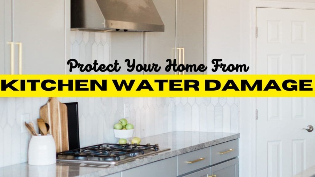 kitchen water damage