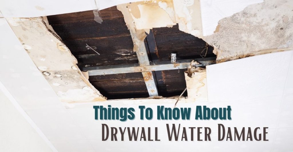 Things To Know About Drywall Water Damage