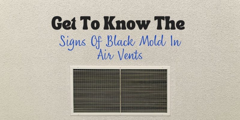Get To Know The Signs Of Black Mold In Air Vents