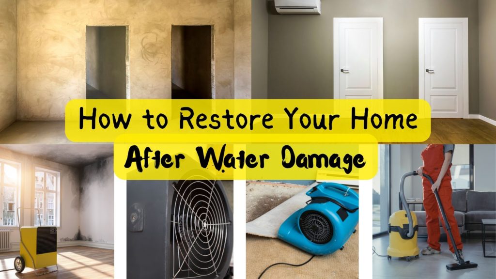 restore your home after water damage 1