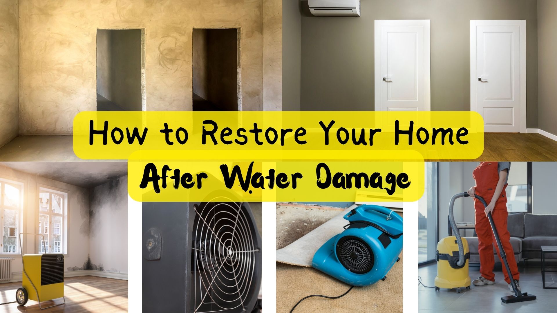 restore your home after water damage 