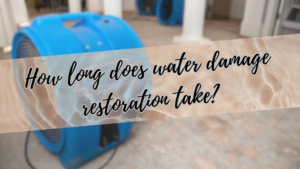 How long does water damage restoration take?