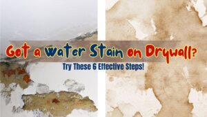 water stain on drywall
